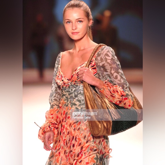 Carlos Miele, Silk Mini Dress, Size Small - Picture 6 of 6